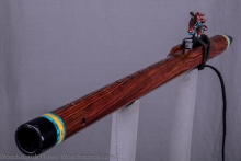 Brazilian Kingwood Native American Flute, Minor, Mid G-4, #K16I (6)